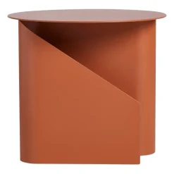 Clearance Woud Sentrum side table, Burnt Orange