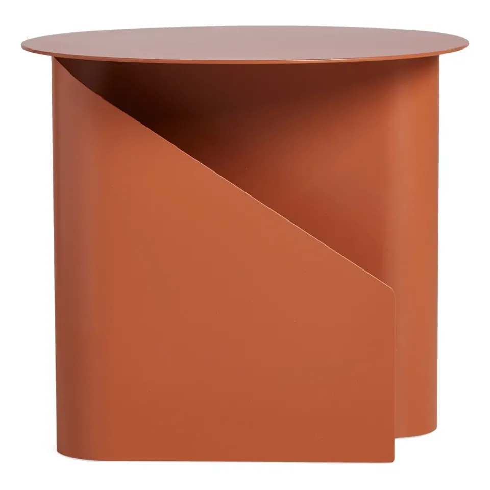 Clearance Woud Sentrum side table, Burnt Orange