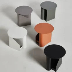 Clearance Woud Sentrum side table, Burnt Orange