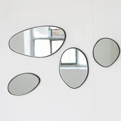 Wall Mirrors^Serax mirror D, Black