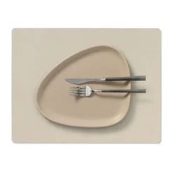 Clearance LIND DNA Serene placemat square M 26.5x34.5 cm, Cream White