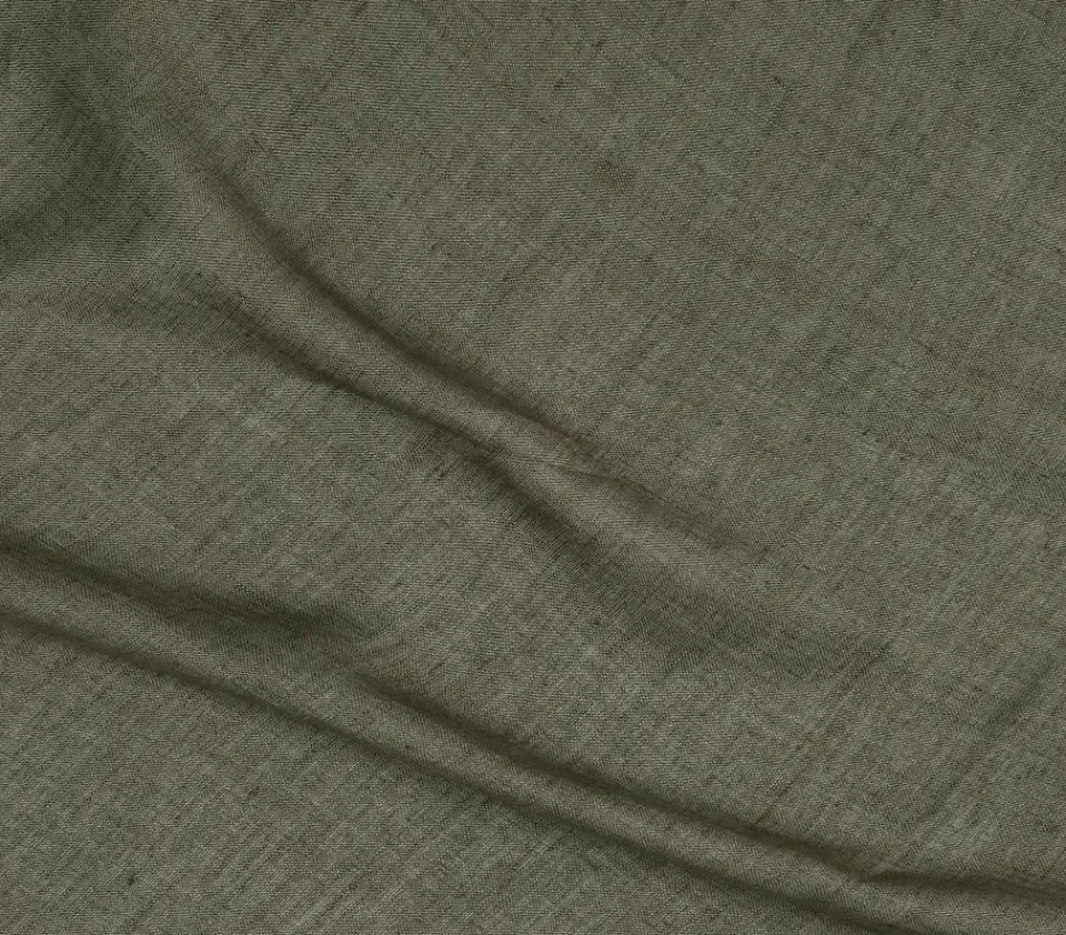 Online Scandi Living Serenity curtain with multiband 129x250 cm, Forest Green