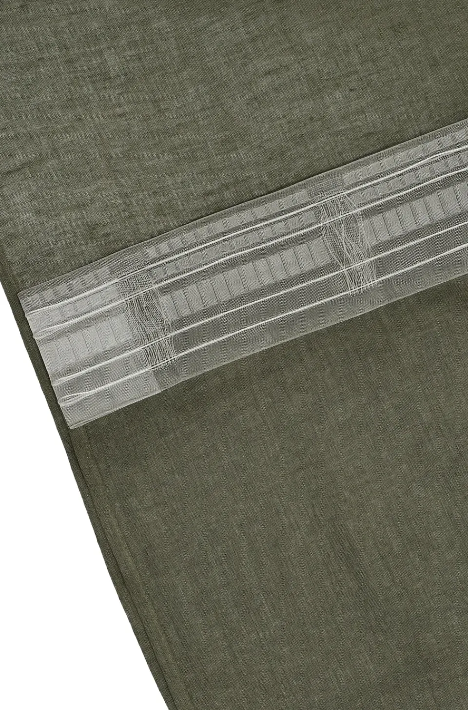 Online Scandi Living Serenity curtain with multiband 129x250 cm, Forest Green