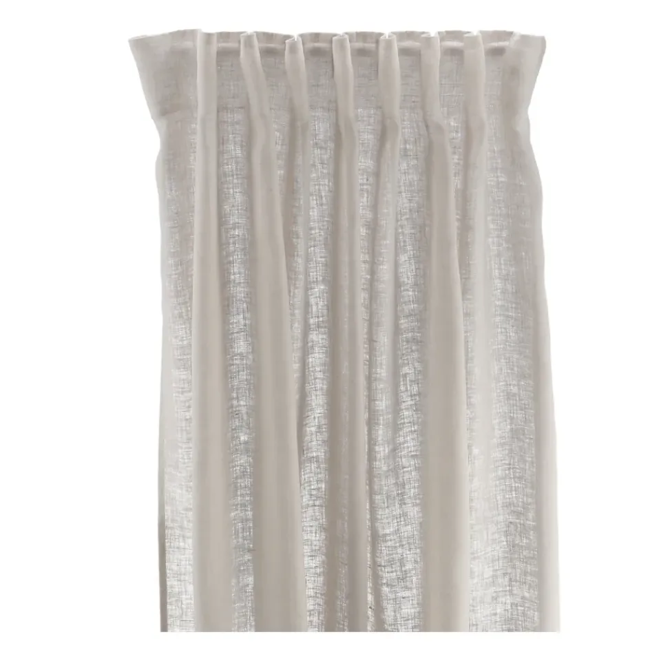 Curtains^Scandi Living Serenity curtain with multiband 129x250 cm, Greige BeigeGrey