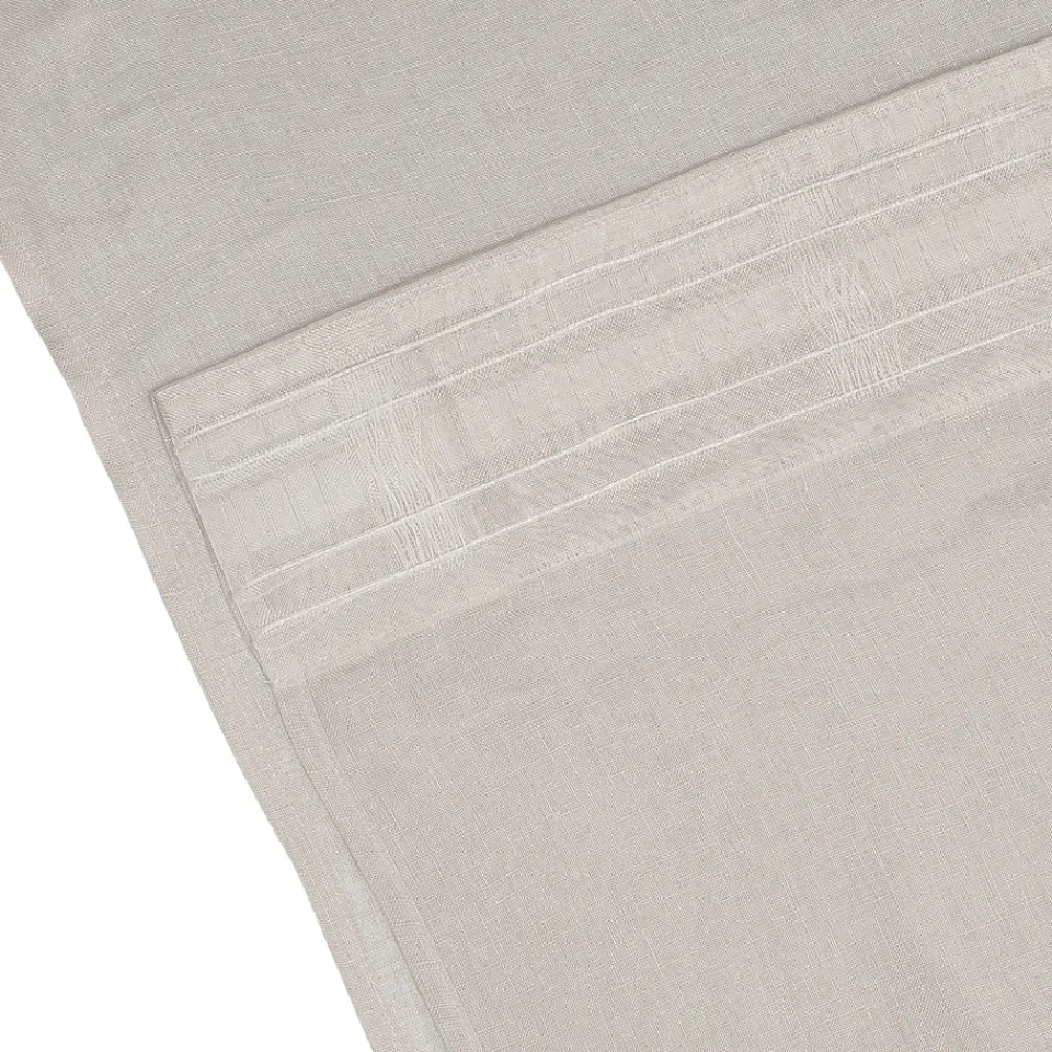 Curtains^Scandi Living Serenity curtain with multiband 129x250 cm, Greige BeigeGrey