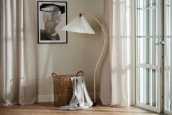 Curtains^Scandi Living Serenity curtain with multiband 129x250 cm, Greige BeigeGrey