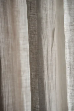 Curtains^Scandi Living Serenity curtain with multiband 129x250 cm, Sand Beige