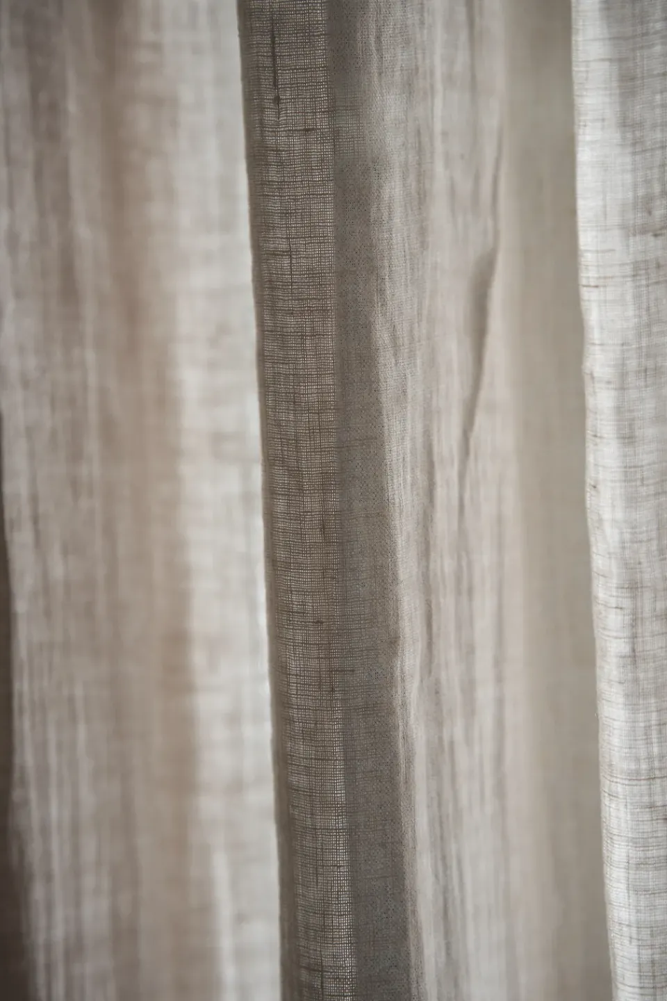 Curtains^Scandi Living Serenity curtain with multiband 129x250 cm, Sand Beige