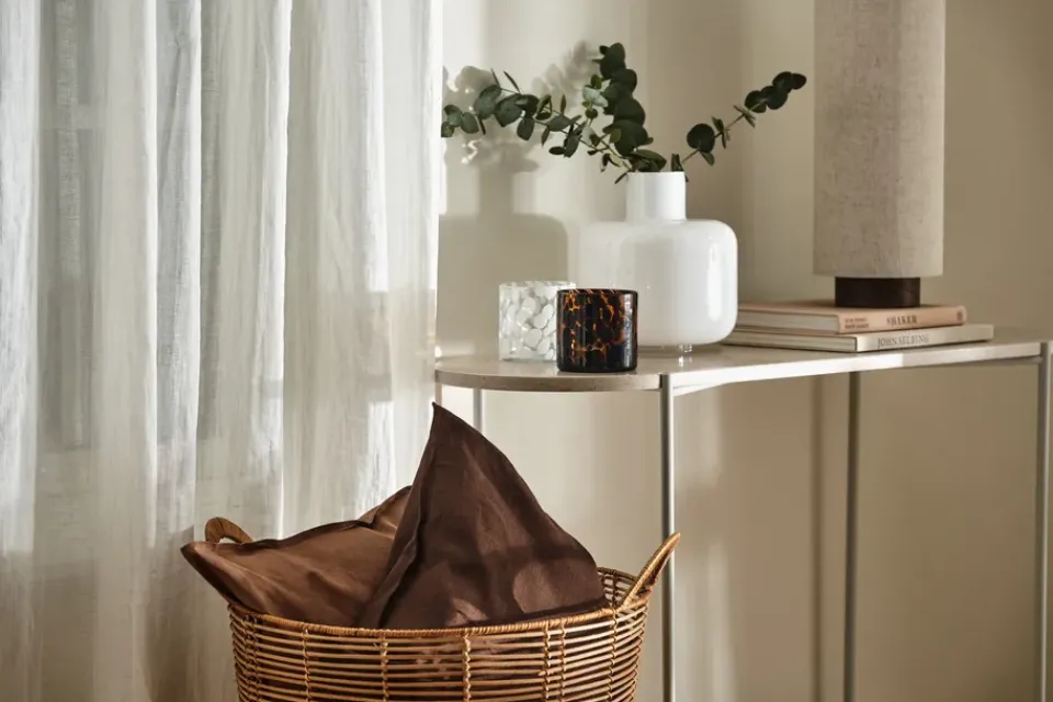 Hot Scandi Living Serenity curtain with multiband 129x250 cm, White