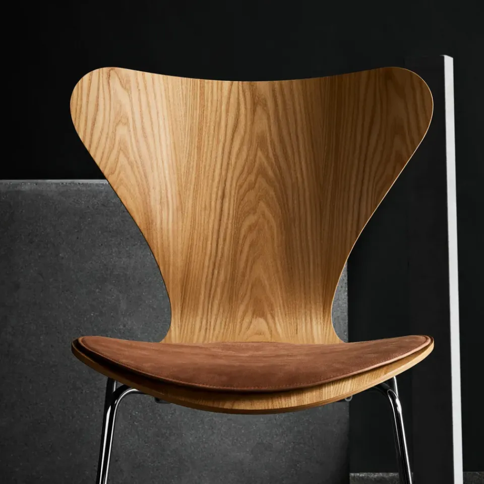 Seat Cushions & Pads^Fritz Hansen Series 7 chair pad leather, Brown