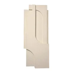 Clearance Kristina Dam Studio Serif Relief wall decoration L, Off White