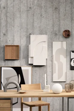 Wall Stickers^Kristina Dam Studio Serif Relief wall decoration M, Off White