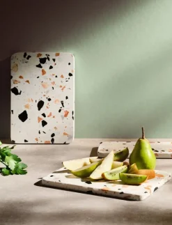 Online RIG-TIG SERVE-IT serving plate 40 cm, terrazzo White