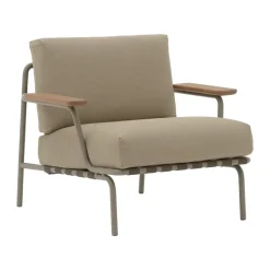 Best Muuto Settle lounge chair, Ribbed Weave 5 Taupe Beige