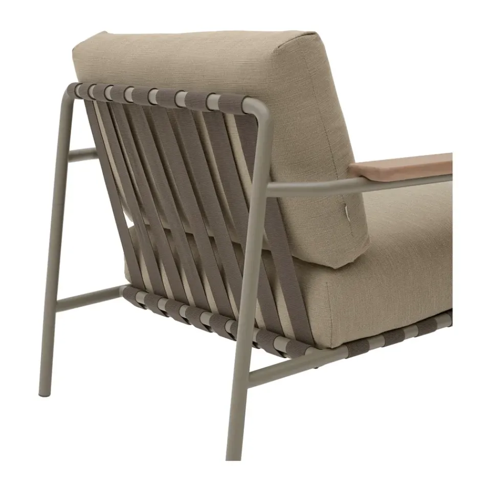 Best Muuto Settle lounge chair, Ribbed Weave 5 Taupe Beige