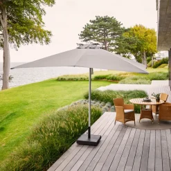 Discount Cane-line Shadow parasol, Anthracite, 300x300cm Grey