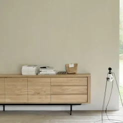 Dressers & Sideboards|Dressers & Sideboards^Ethnicraft Shadow sideboard, Oak-Wax oil 2 doors 3 drawers Beige