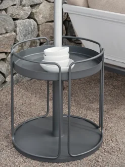 Sale Brafab Shady side table and parasol base, Anthracite Grey