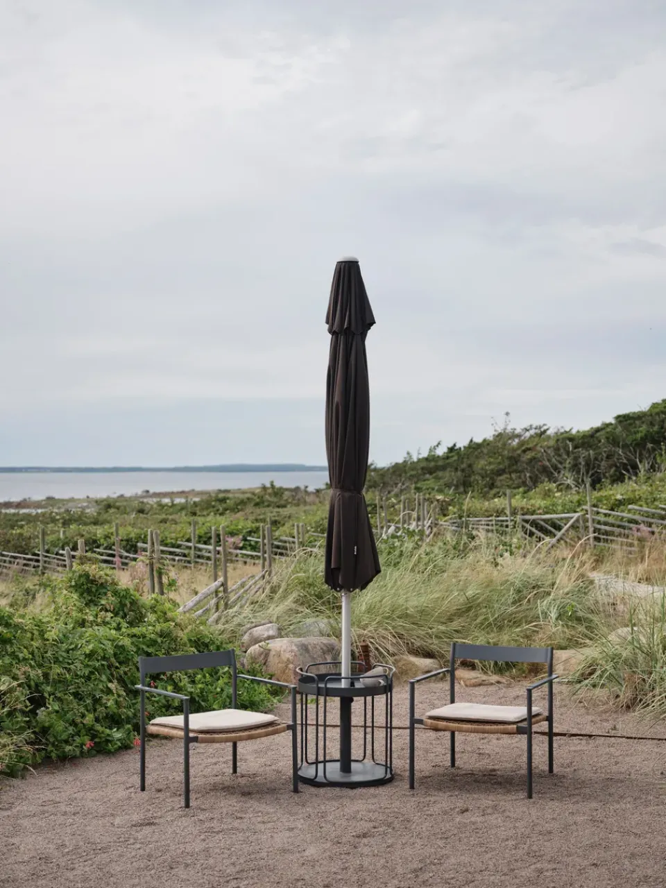 Sale Brafab Shady side table and parasol base, Anthracite Grey