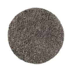 Round Rugs^Kateha Shaggy rug round, /charcoal, 220 cm White
