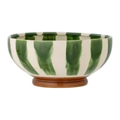 Best Bloomingville Shakti serving bowl Ø26 cm, Green-white GreenWhiteBrown