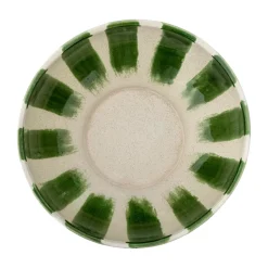 Best Bloomingville Shakti serving bowl Ø26 cm, Green-white GreenWhiteBrown