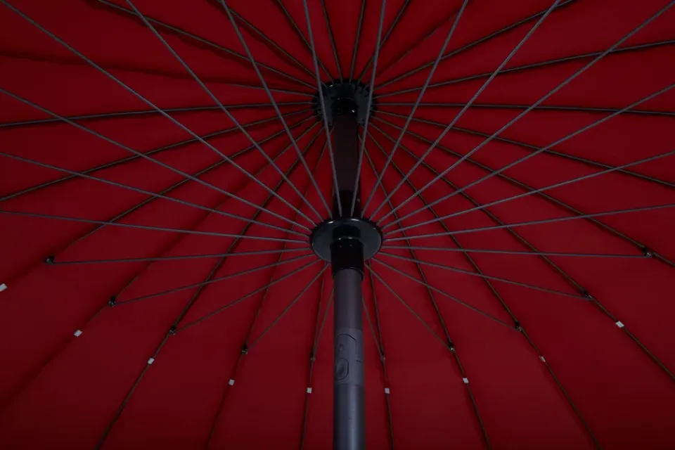 Sun Protection^Brafab Shanghai parasol, Red
