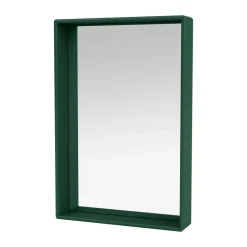 Hot Montana Shelfie colour frame mirror 46.8x69.6 cm, Pine Green