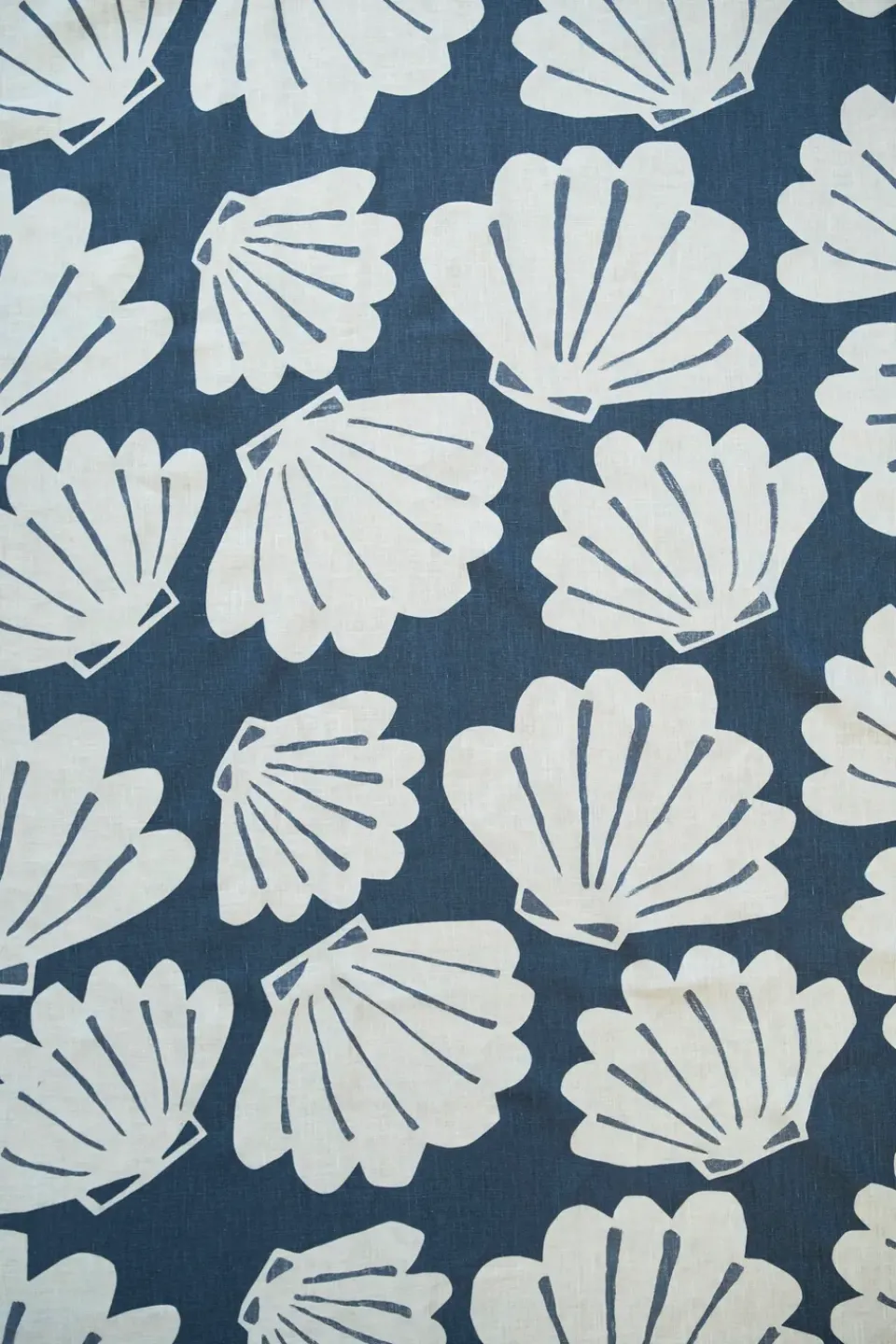 Curtains^Fine Little Day Shell curtain long 145x250, Blue BlueWhite