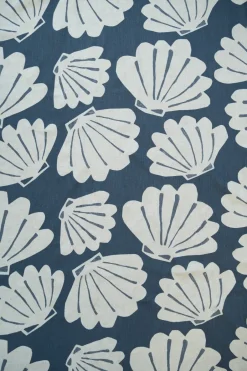 Fabric By The Metre^Fine Little Day Shell fabric, Blue BlueWhite
