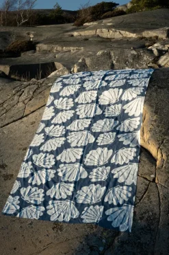 Fabric By The Metre^Fine Little Day Shell fabric, Blue BlueWhite