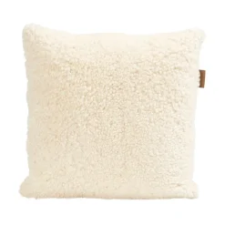 Cushions^Shepherd of Sweden Shepherd Lina sheep skin cushion 40 x 40 cm, creme White