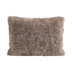 Cushions^Shepherd of Sweden Shepherd Lina sheep skin cushion 40 x 30 cm, stone BeigeGrey