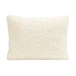 Cushions^Shepherd of Sweden Shepherd Lina sheep skin cushion 40 x 30 cm, creme White