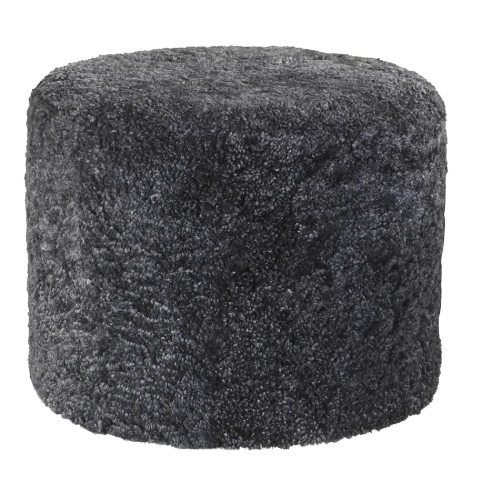 Sitting Poufs^Shepherd of Sweden Shepherd sit pouf Frida, -graphite Black