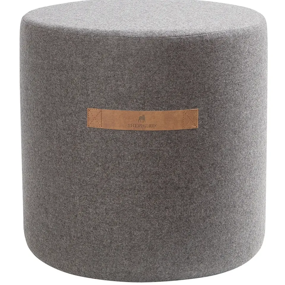 Clearance Shepherd of Sweden Shepherd sit pouf Sara 40 cm, granite Grey
