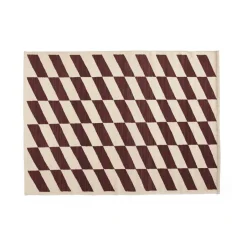 Wool Rugs^HAY Shift Kelim carpet 140x200 cm, Burgundy Red