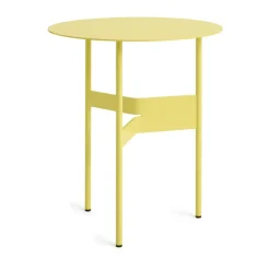 Clearance HAY Shim coffee table Ø45 cm, Custard Yellow