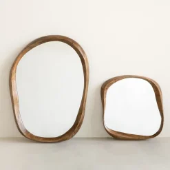 Sale URBAN NATURE CULTURE Shizu mirror L 50x70 cm, Golden oak Brown
