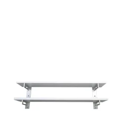 Scherlin Shoe shelf 7, , wall, aluminium, 2 levels White