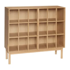 Discount Hübsch Shoji cabinet wide, Oak Beige