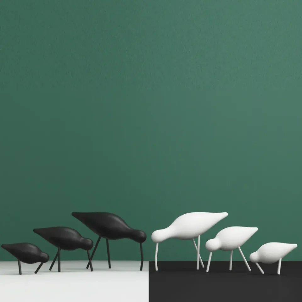 Wooden Figures^Normann Copenhagen Shorebird , small Black