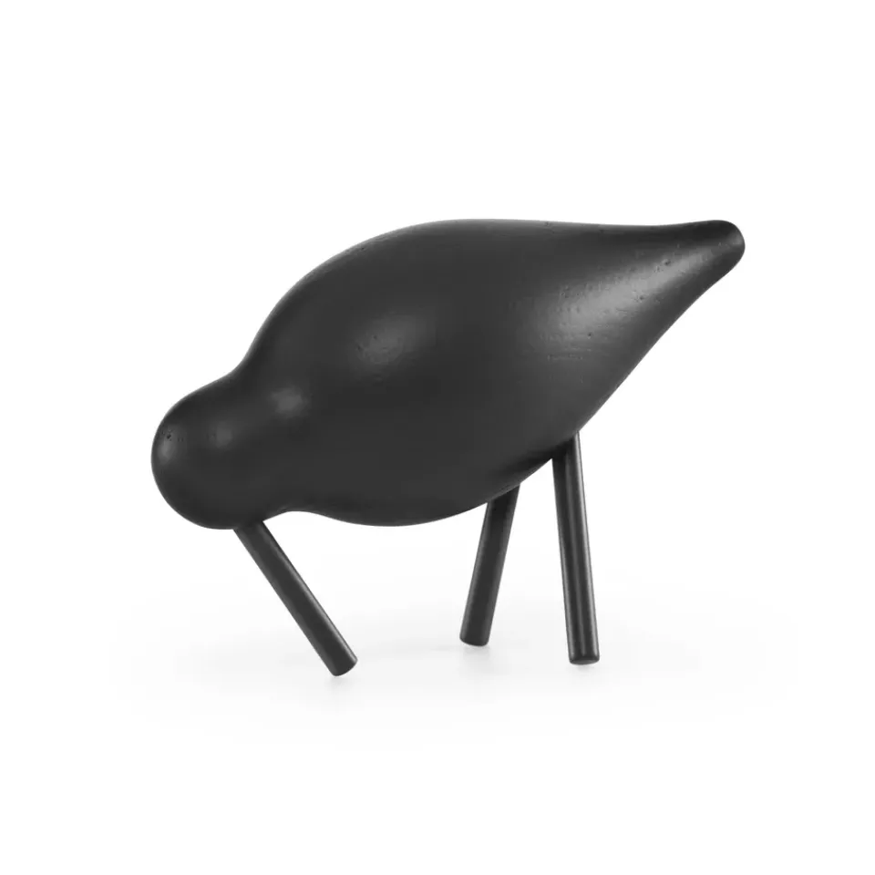 Wooden Figures^Normann Copenhagen Shorebird , small Black