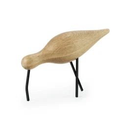 Wooden Figures^Normann Copenhagen Shorebird oak-black, large BrownBlack