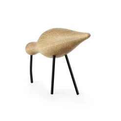 Wooden Figures^Normann Copenhagen Shorebird oak-black, large BrownBlack