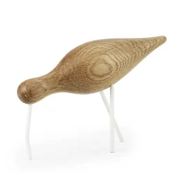 Clearance Normann Copenhagen Shorebird oak-white, large BrownWhite