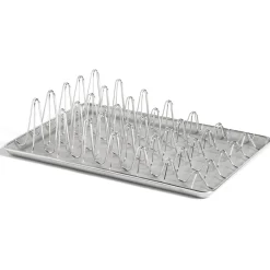 Hot HAY Shortwave dish-drying rack, stainless steel Silver-coloured