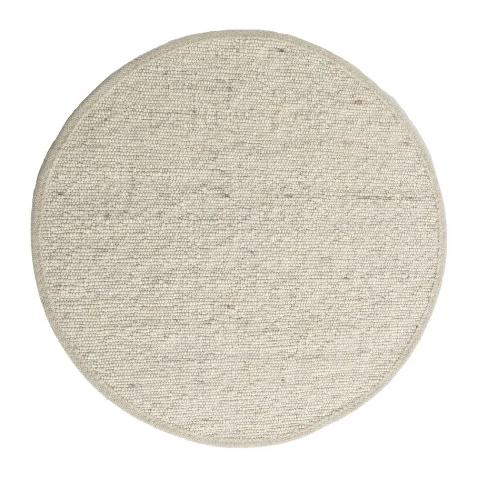 Online Tisca Sierrafil round rug, Natural no. 11, Ø200 cm White