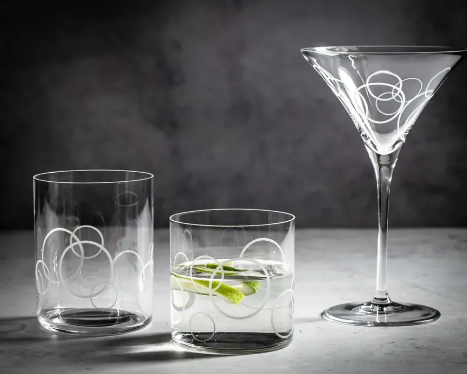 Cocktail & Martini Glasses|Long Drink & Highball Glasses^Spiegelau Signature cocktail glass 22 cl 2-pack, Circles Transparent