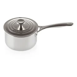 Saucepans^Le Creuset Signature 3-Ply saucepan with lid, 1.9 l Silver-coloured